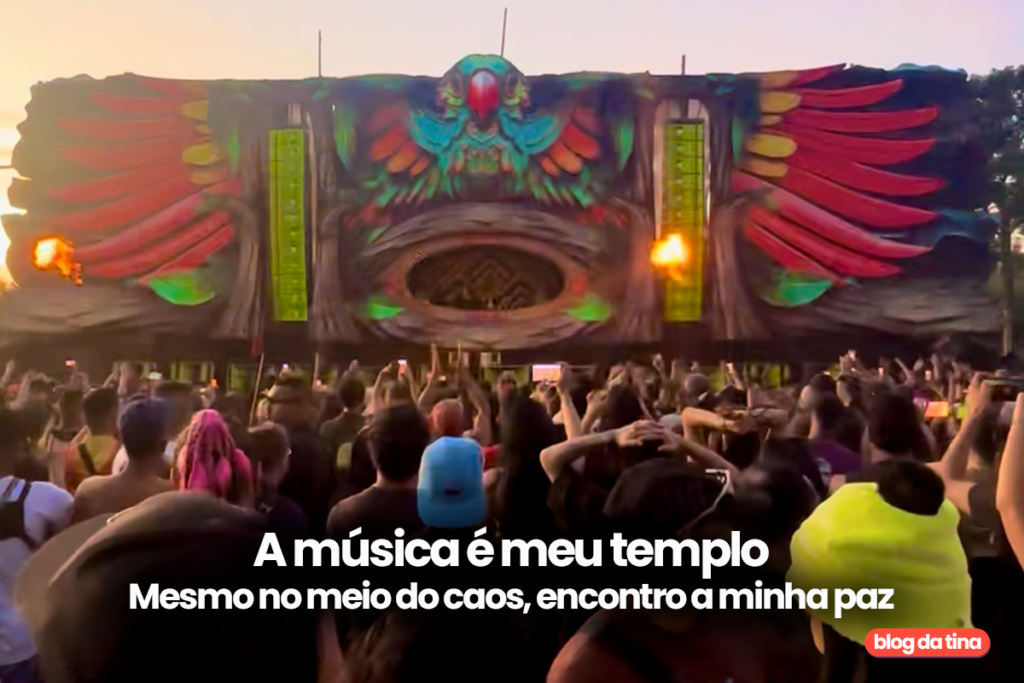 A música é meu templo