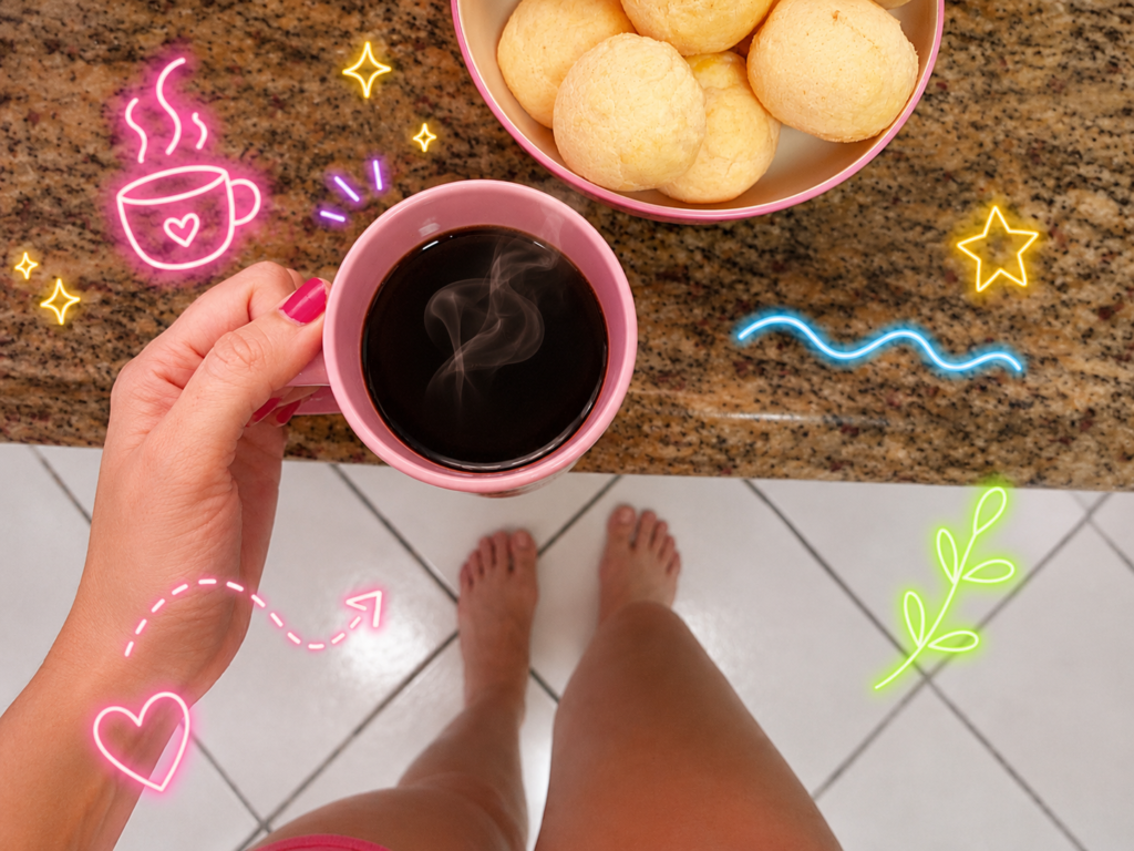 Tem dias que começam com café e terminam em entendimento